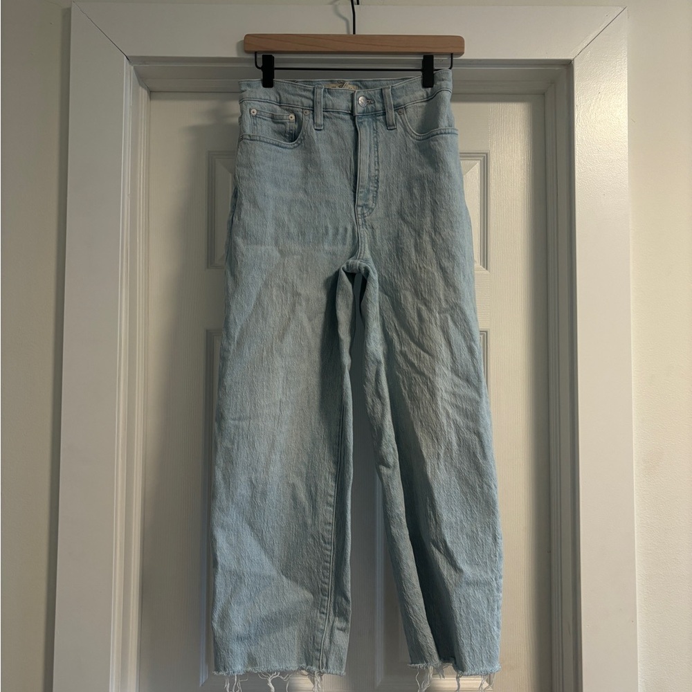 Madewell women’s the perfect vintage wide leg crop jean